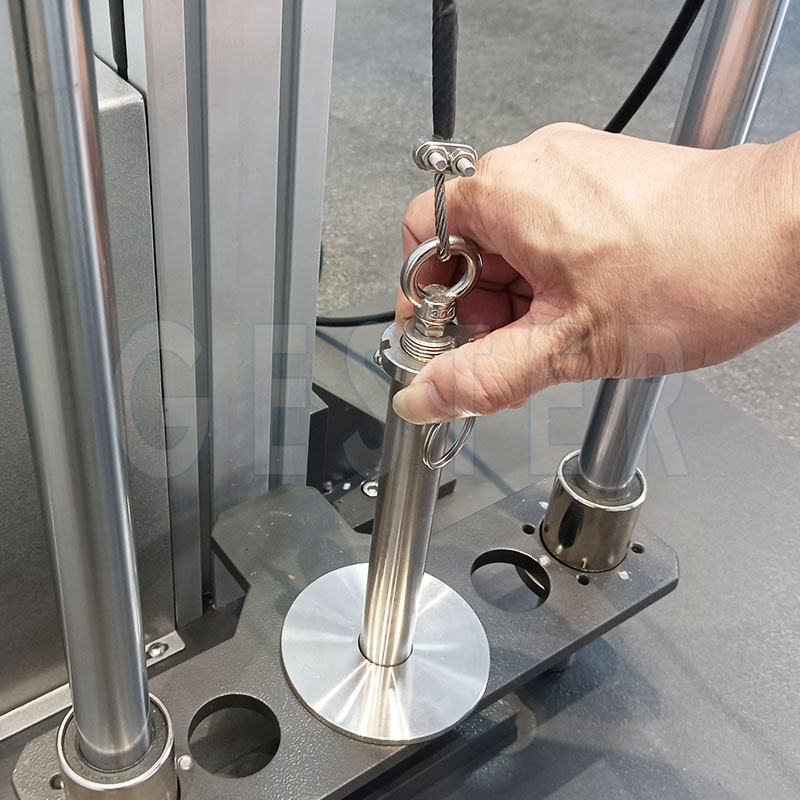 pivoted door slam shut testing equipment 