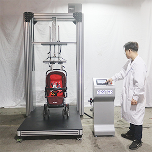 Método de teste do testador de durabilidade da alça de carrinho de bebê