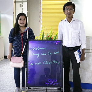 Vietnã cliente visite-nos (16 de maio de 2016)